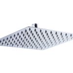 Regadera cuadrada de 10" acabado cromo