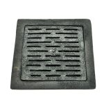 Coladera FV12 fierro medida real 26 x 26 cm