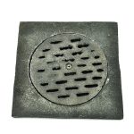 Coladera FV8 fierro medida real 18.5 x 18.5 cm