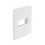 Tapa de 1 ventana chasis color blanco N1371-BL