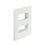 Tapa de 2 ventanas chasis color blanco N1372-BL