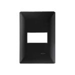 Tapa de 1 ventana color black E913BK1 ALPHA