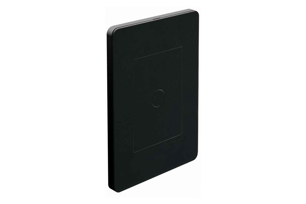 Tapa ciega N1370-NS chasis, color negro