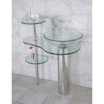 Tocador ATN-020 cristal templado transparente 74 x 120 x 46 cm