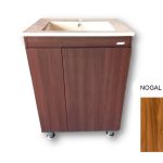 Tocador Siena 60 color nogal terracota 60 x 46.5 x 85 cm