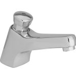 Llave individual temporizadora para lavabo 9243 acabado cromo
