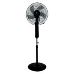 Ventilador de pedestal Ares 16", color negro